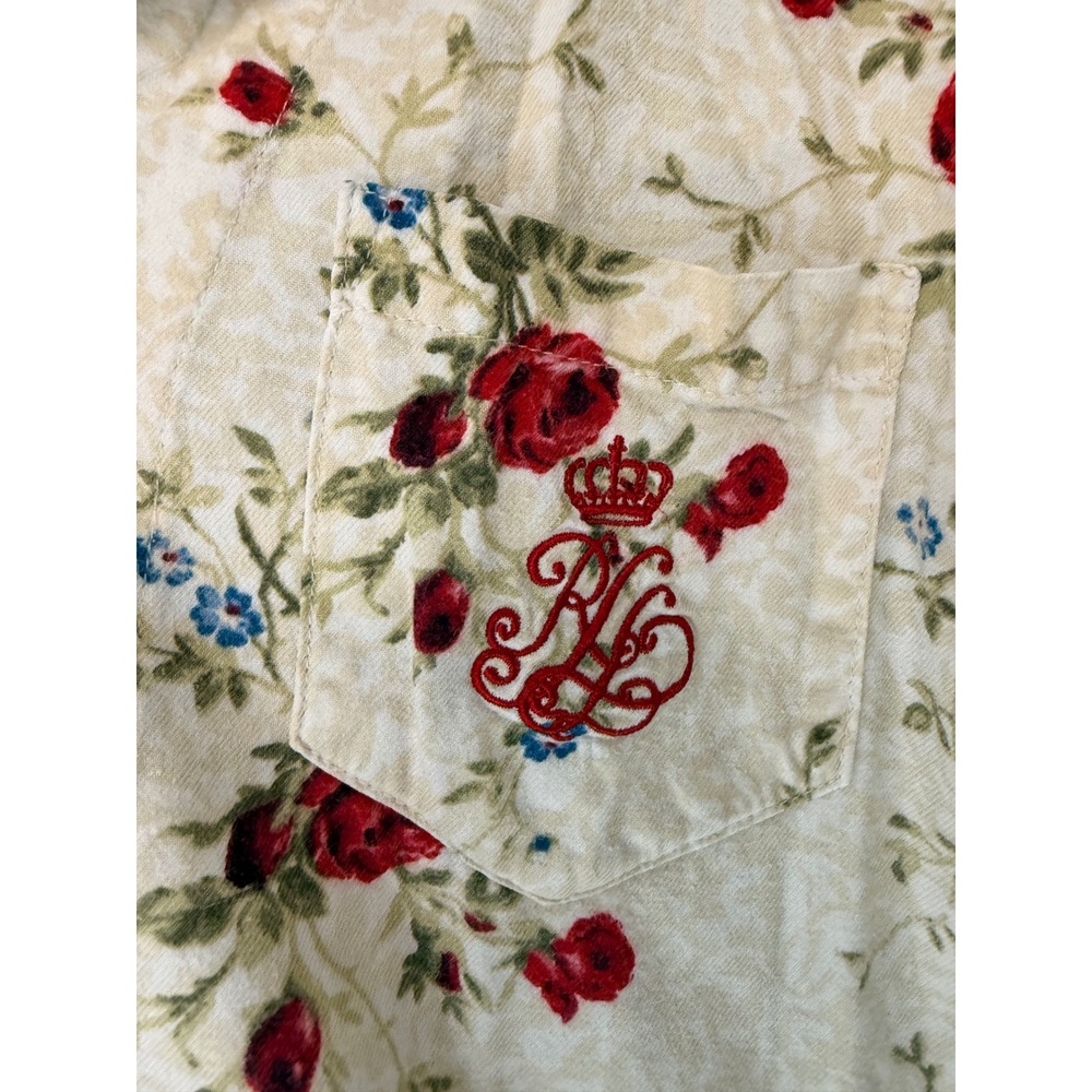 Lauren Ralph Lauren Pajama Set Women's Floral Loungewear Sleepwear Petite Medium - Picture 5 of 16